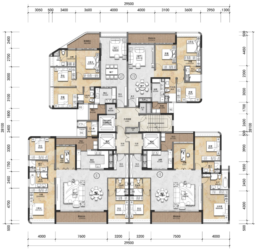侨鑫保利汇景台 125-360㎡！符合400位老板的要求！