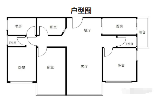 广州天河北二手房，龙口西路，157平方，南向5房2卫，电梯，1150万！