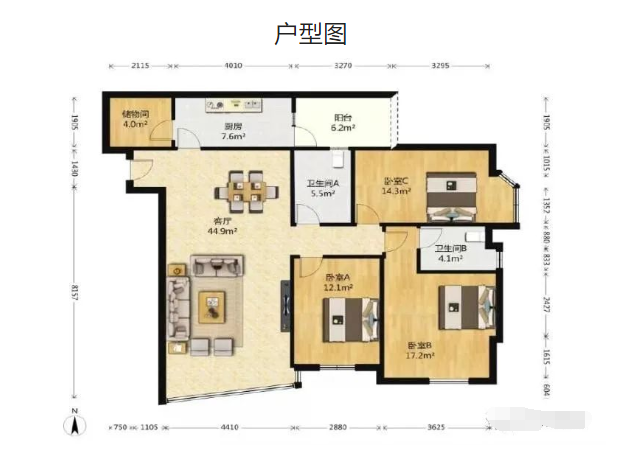 天河北天誉花园东南150平方1300万，可入读华阳小学！