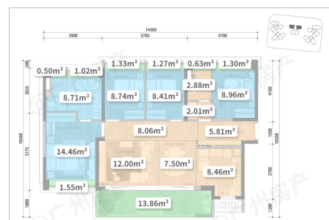 过了个年，珠江天郦吹风价，冲到14万/平了！