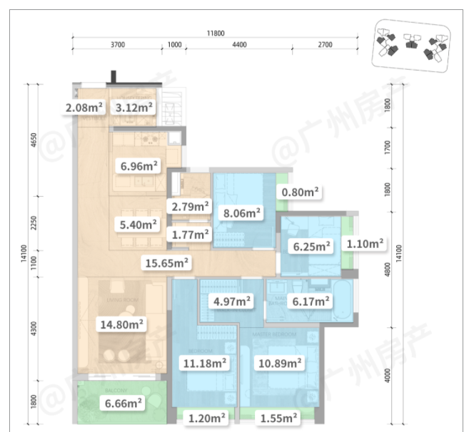 过了个年，珠江天郦吹风价，冲到14万/平了！