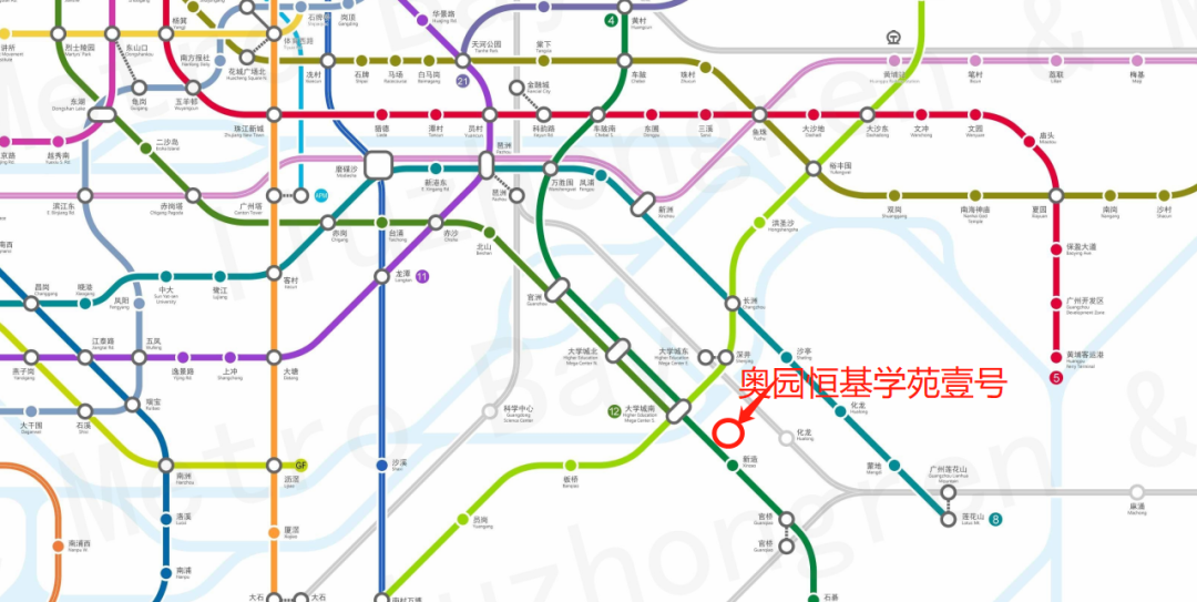番禺奥园恒基学苑壹号，在售105-220㎡江景房！