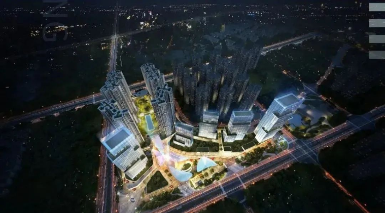 白云*个城际TOD项目，68平做3房！吹风3万/㎡！