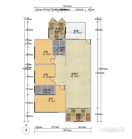 广州天河北二手房出售，伊顿18，151平方，总价1450万！