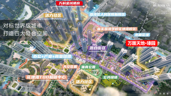 万科花地湾二期即将面世！九年省实*·6地铁交汇——万汇天地臻园