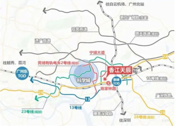 增城香江天辰，总价122万起南向三房！