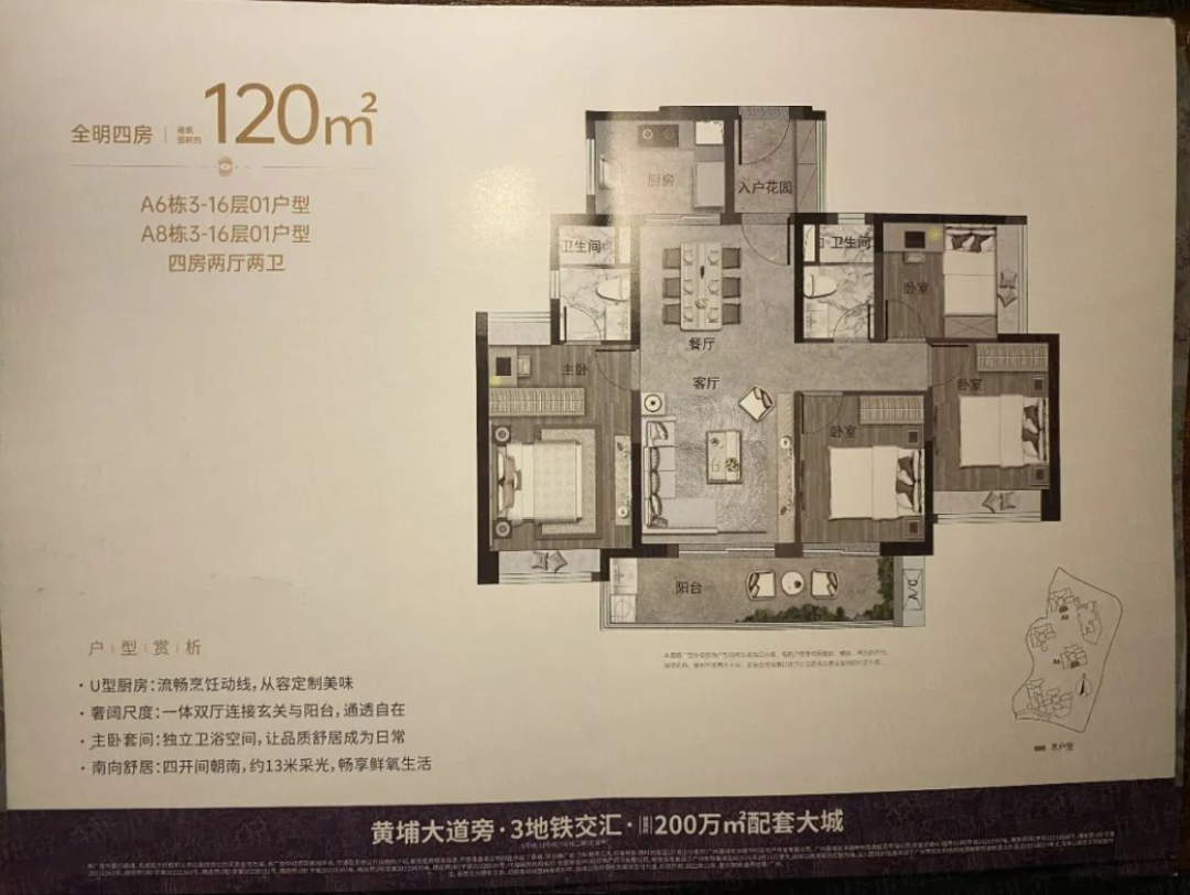 单价6万+/平，黄埔万科城市之光有多少*空间？