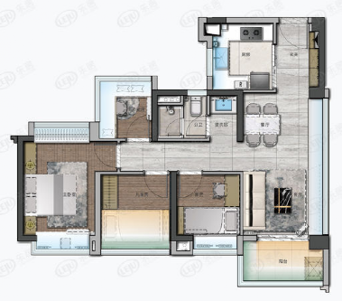 73㎡做到了四房！广州小户型之争愈演愈烈
