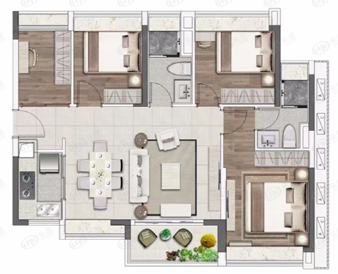 73㎡做到了四房！广州小户型之争愈演愈烈