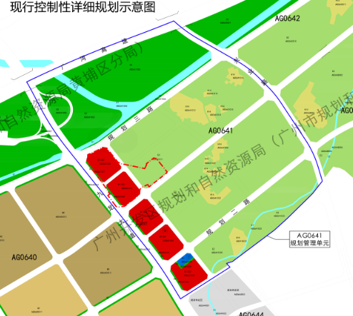 7万㎡宅地+9班幼儿园！黄埔龙湖街汤村旧改控规调整