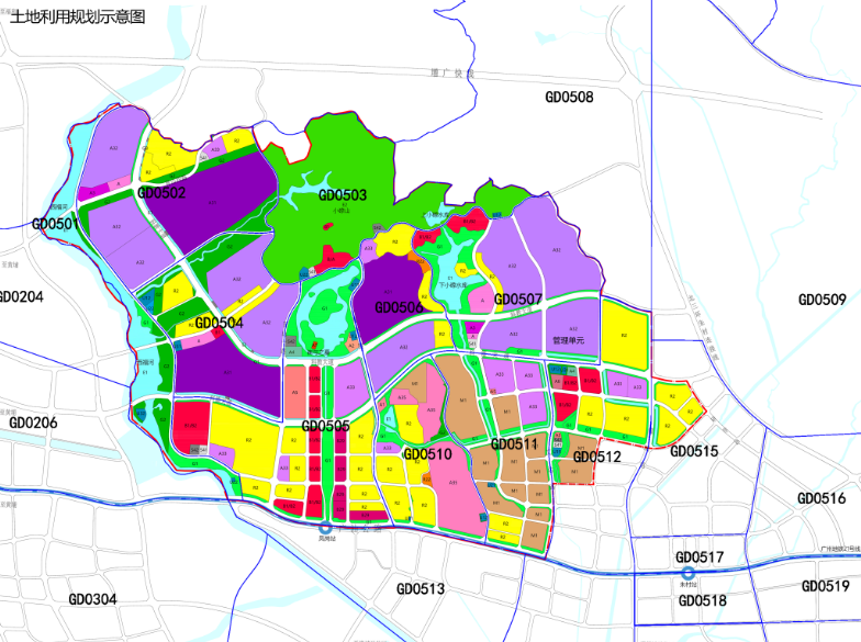 宅地面积多达197.95h㎡！广州科教城出新规划