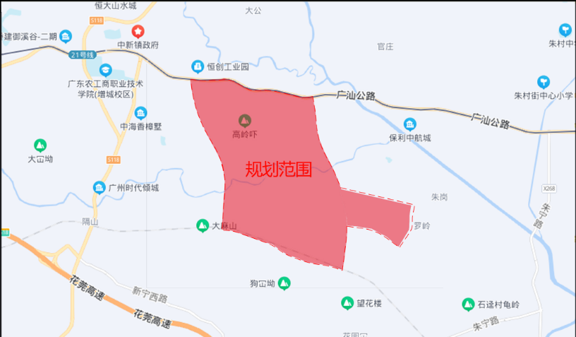 806公顷！广州增城西站规划出炉，27号线站点曝光，就在中新紫荆府旁