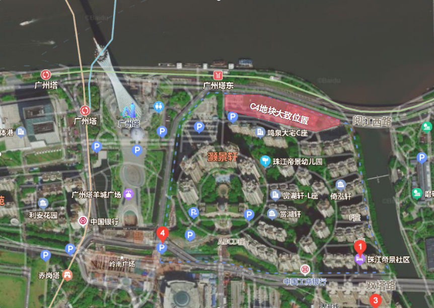 广州塔底+珠江旁！这个老牌豪宅【珠江帝景苑】居然要出新组团？