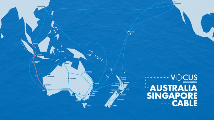 Vocus将澳大利亚新加坡光缆容量提高了50%