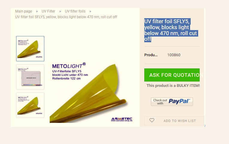 行業(yè)應用 | 如何利用濾光箔片拓展的密度計測量光固化樣品