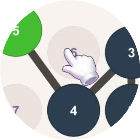 一笔画数字连线