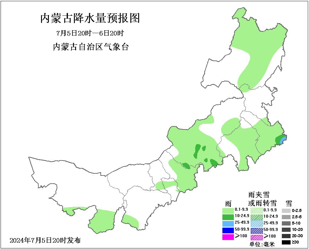 2024年07月06日 兴安盟天气