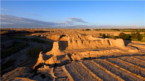 東騸馬城——590年西域城——540年靖逆衛城——300年古城赤金衛城