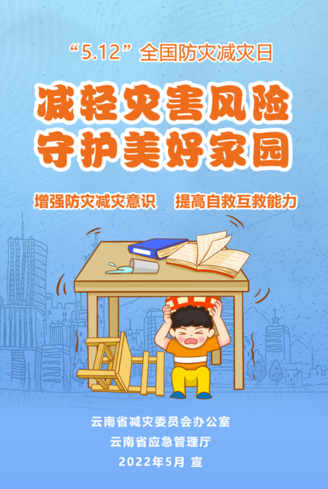 【防震减灾】"5.12"全国防灾减灾日宣传海报图集_水墨施甸