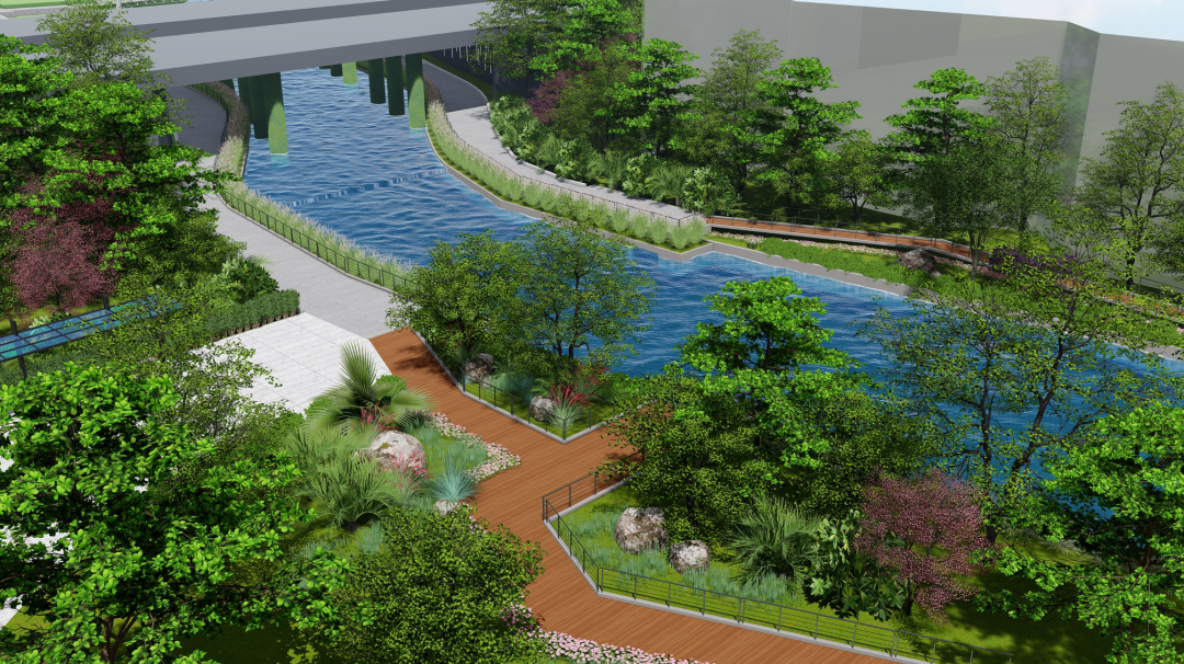 汕头又将新增一公园一组3d效果图揭开神秘面纱