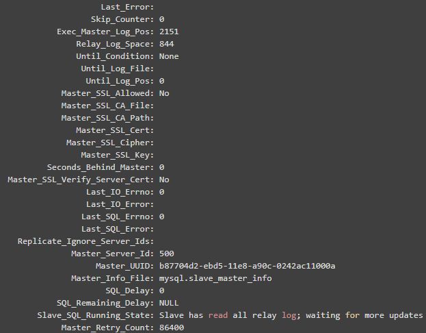 MySQL 5.7 多主一从（多源复制）同步配置