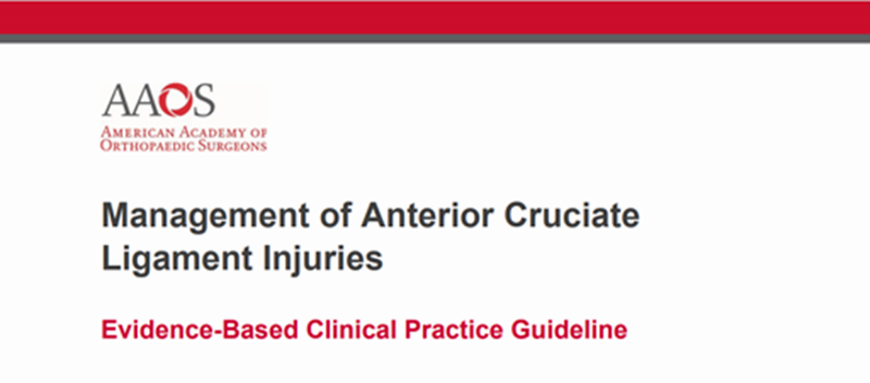 Illustration 1 for 2026 AAOS指南：前交叉韧带损伤临床实践深度解读，AAOS权威建议助你优化AAOS诊疗决策！