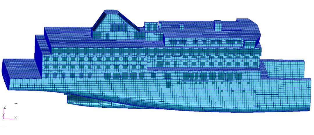 ProNas能量有限元方法在船舶中高频振动噪声分析预测的应用的图20