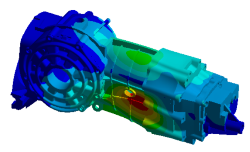 基于PERA SIM的汽车变速箱箱体模态分析的图14