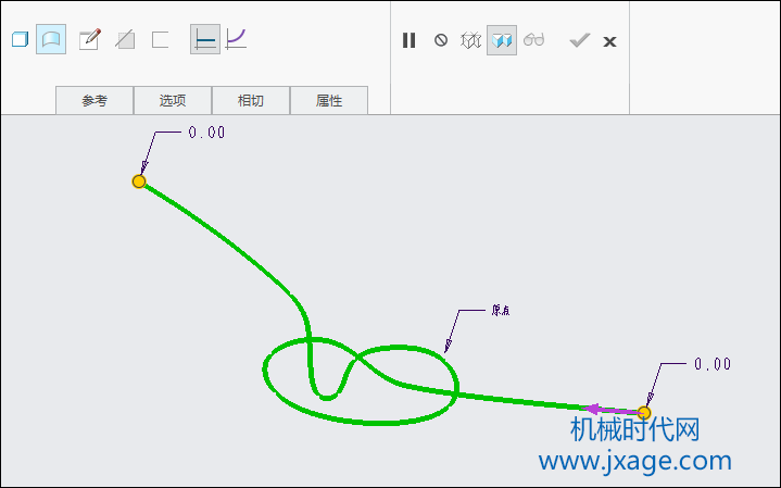 Proe/Creo如何创建绳结？的图4