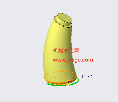 Creo如何创建塑料瓶?的图14