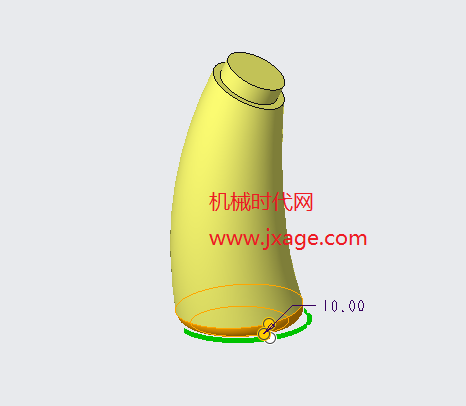 Creo如何创建塑料瓶？的图14