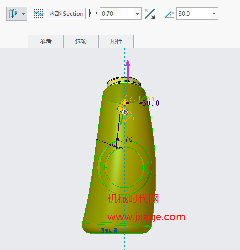 Creo如何创建塑料瓶？的图22