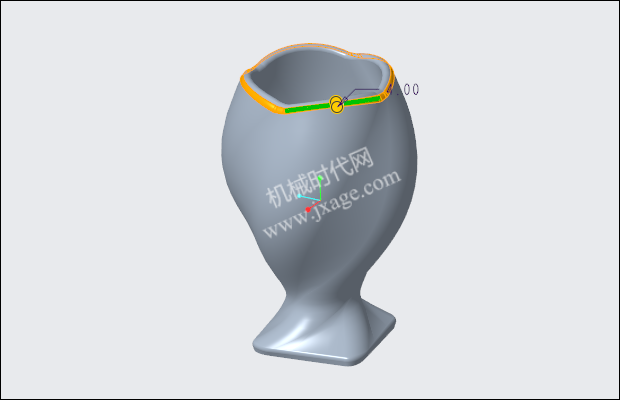 Proe/Creo边界混合控制点不会用？3分钟掌握的图19