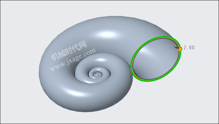 Creo创建一个大喇叭,很简单!的图17
