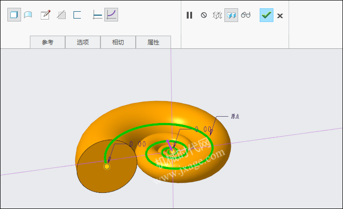 Creo创建一个大喇叭,很简单!的图9