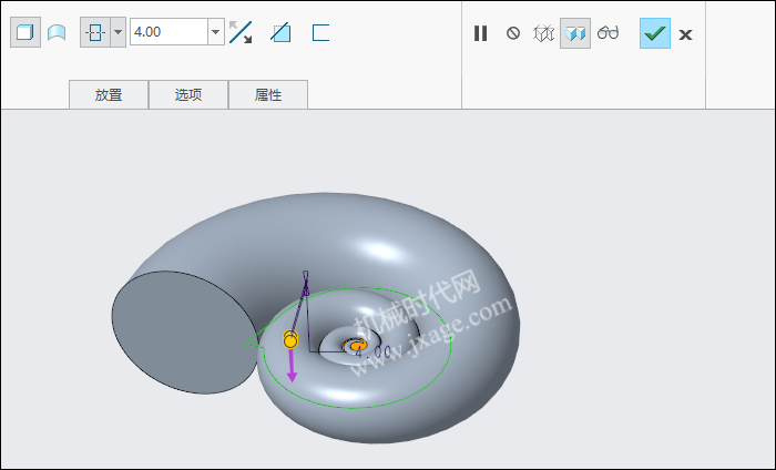 Creo创建一个大喇叭,很简单!的图11