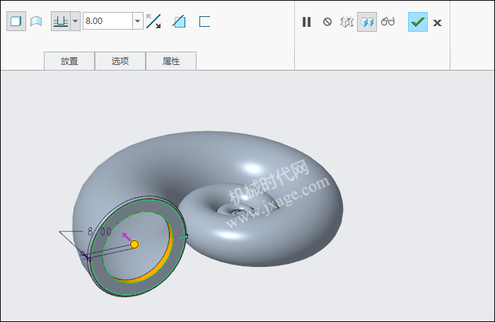 Creo创建一个大喇叭,很简单!的图19