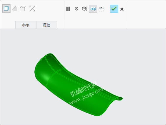Creo如何在曲面上创建纹理?展平面组的用法的图3