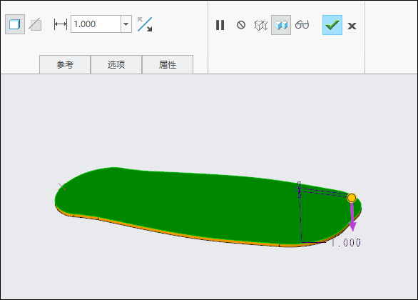 Creo如何在曲面上创建纹理？展平面组的用法的图10