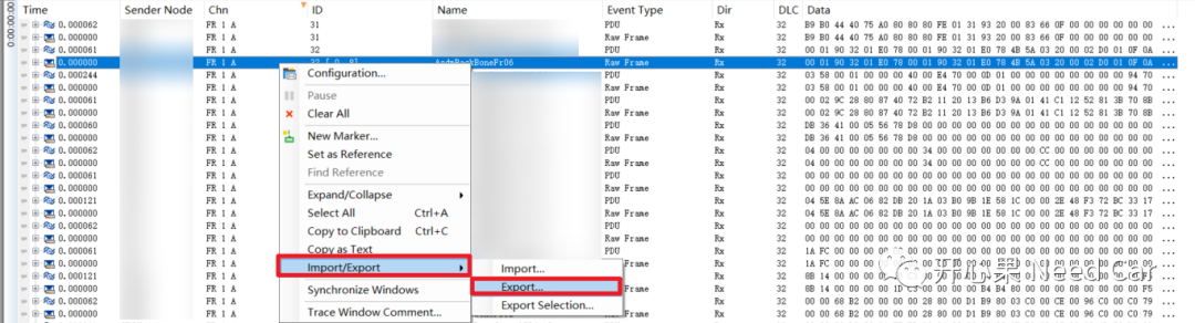 CANoe基础：数据Replay及录制操作的图22