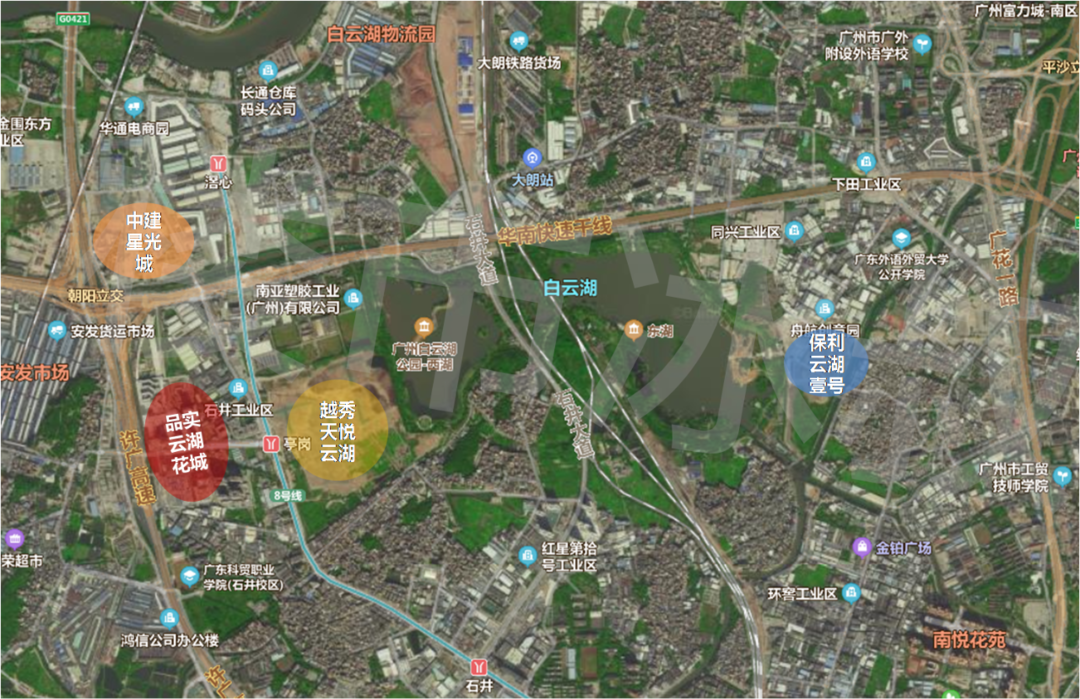 白云湖怎么选？品实云湖花城VS越秀天悦云湖VS保利云湖壹号