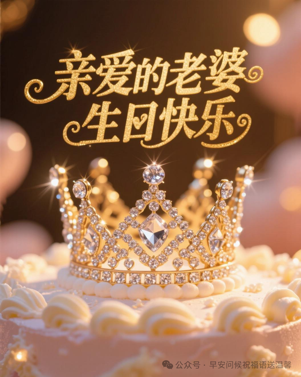老婆生日祝福语暖心句子8个字