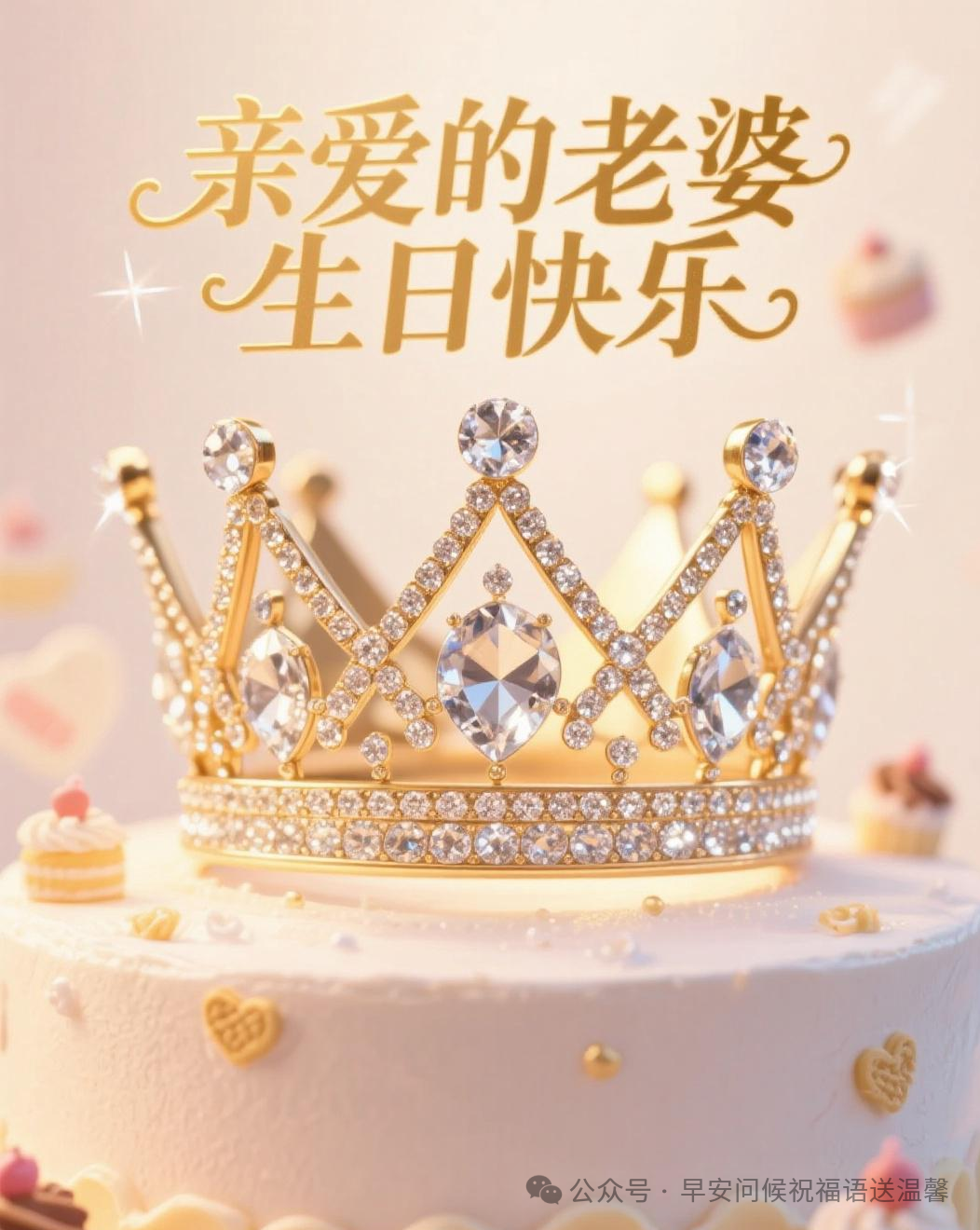 老婆生日祝福语暖心句子8个字