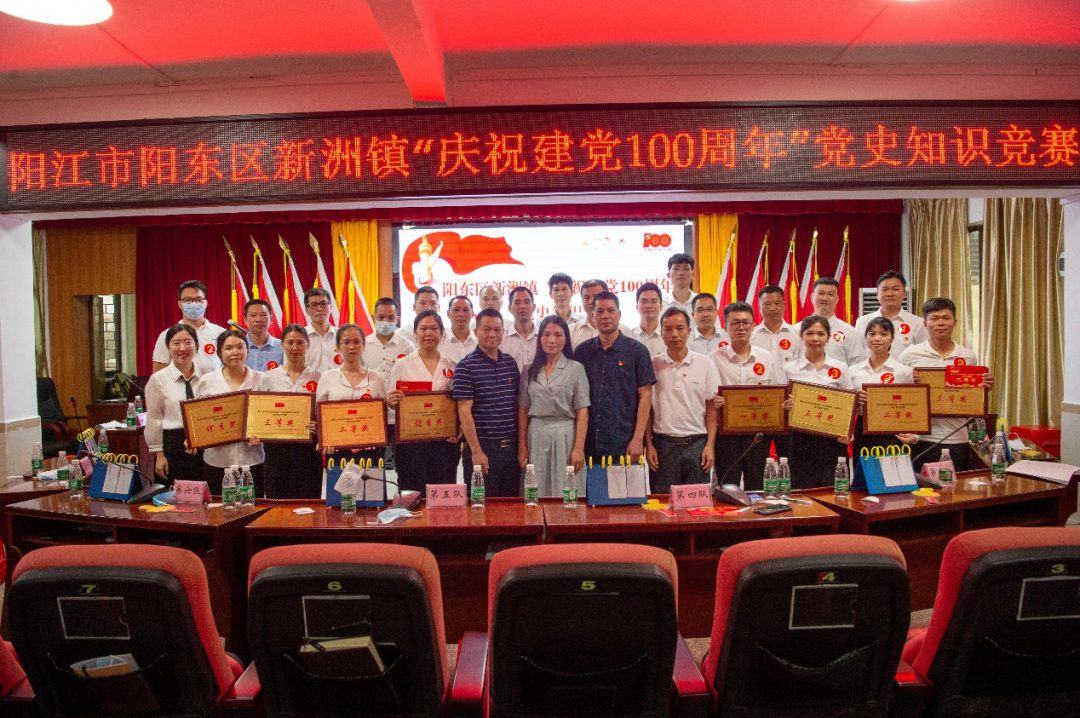 新洲镇举办"庆祝建党100周年" 党史知识竞赛活动