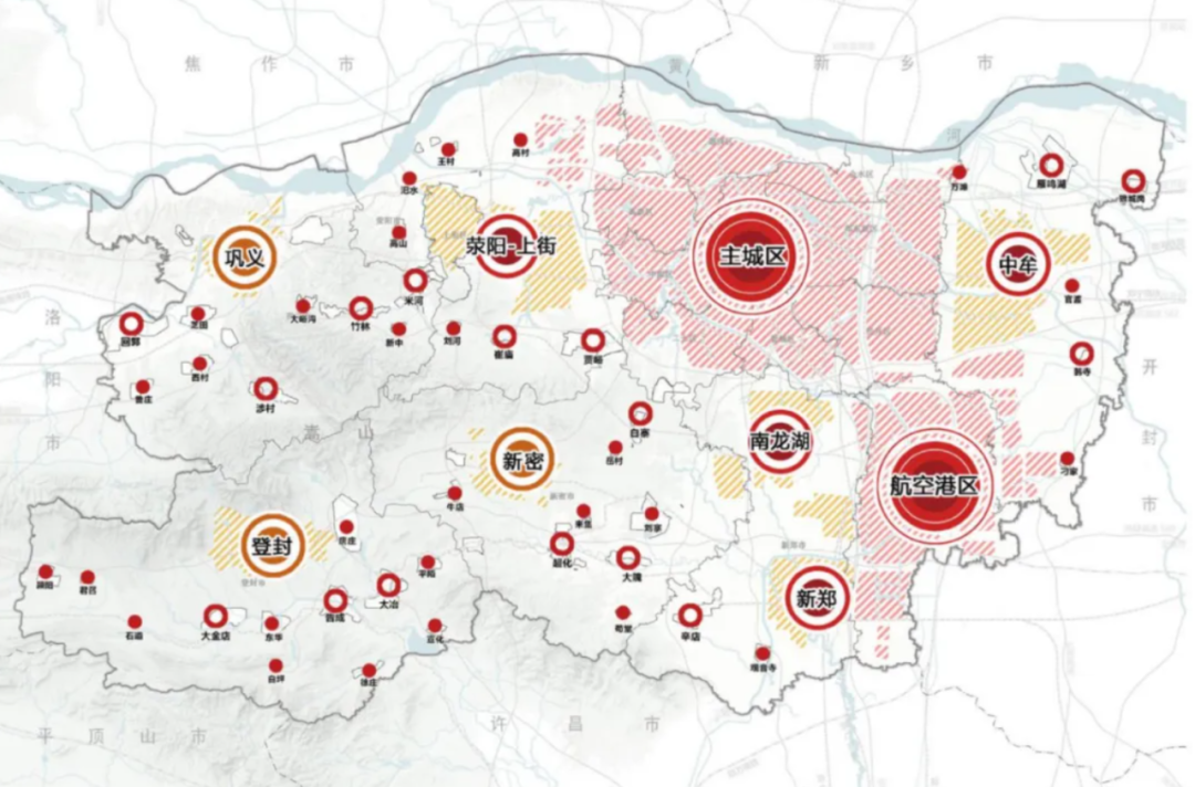 郑州都市圈的关系:4,2024年2月28日,《河南省国土空间规划(2021—2035
