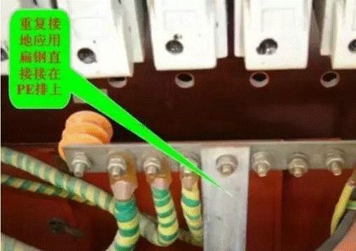 配電箱重復接地的做法示意圖的圖2