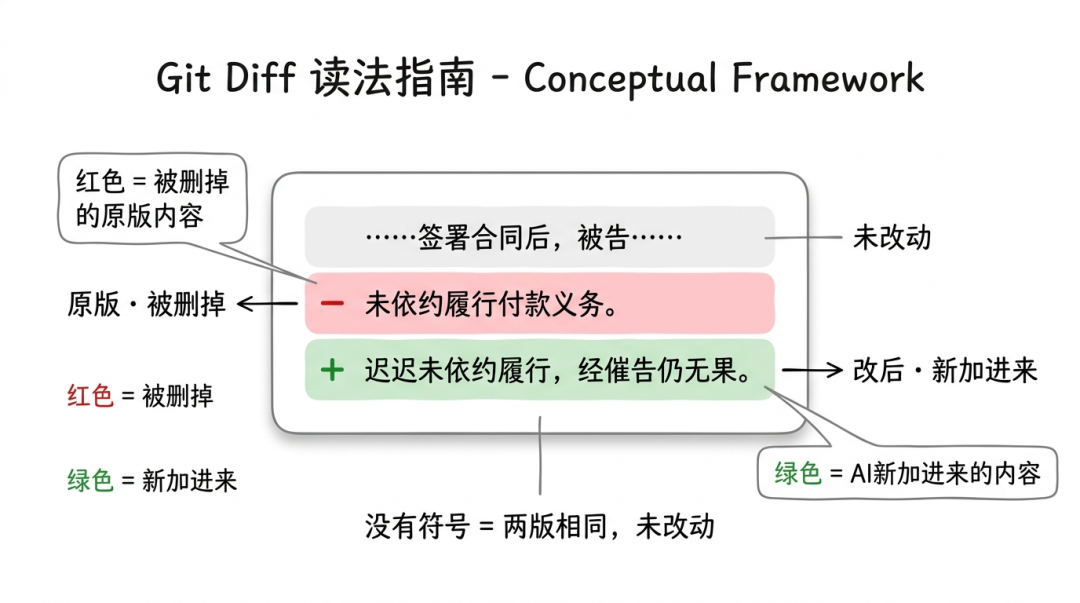 Git Diff 读法指南