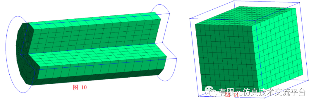 Gmsh划分四边形、六面体网格的图6