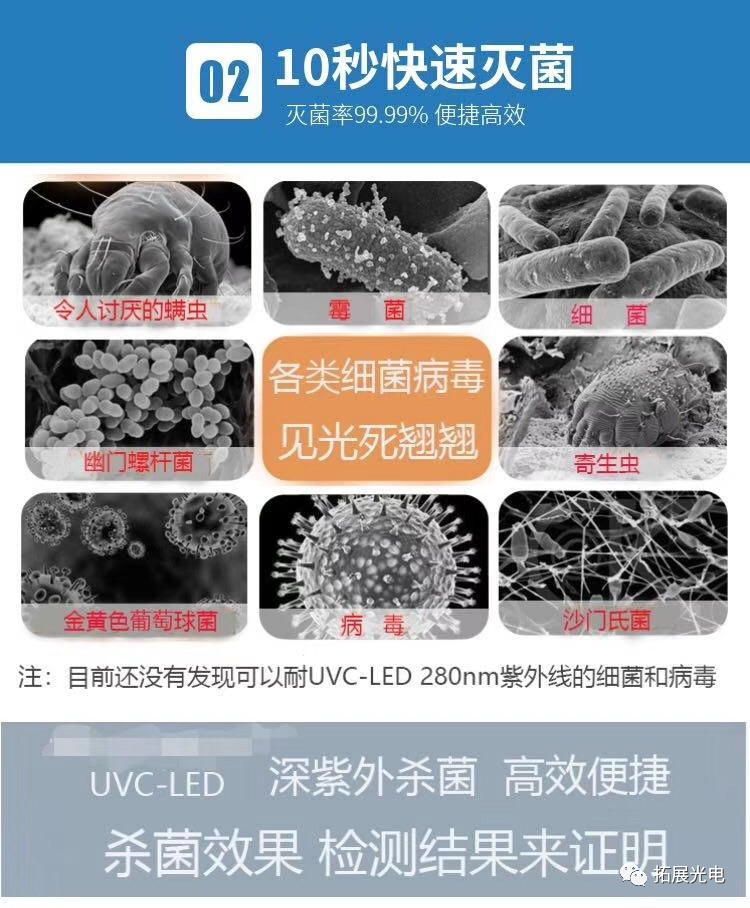 3535UVC紫外线LED灯珠