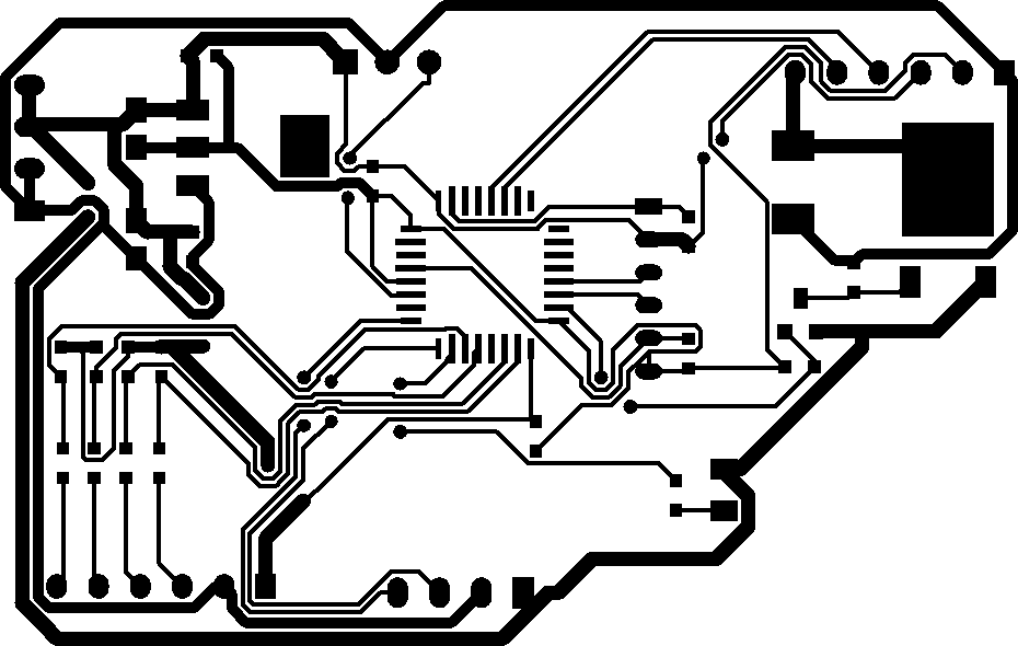 2,設置只打印top_layer和過孔層1,繪製pcb電路板,使用ad就可以.